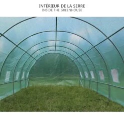 Grande Serre De Jardin 18m2 En Acier Galvanisé - Taille : 6x3x2M(Grande Serre De Jardin 18m2 En Acier Galvanise Taille 6x3x2m) 13 Grande Serre De Jardin 18m2 En Acier Galvanisé - Taille : 6x3x2M(Grande Serre De Jardin 18m2 En Acier Galvanise Taille 6x3x2m) -Boutique Vounot Serre de jardin Greenhouse 4 143b4458 d9a9 42c0 8404 d976be25d4dd