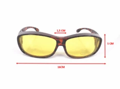 Surlunettes De Protection Soleil Et Conduite Lot De 2(Surlunettes De Protection Soleil Et Conduite Lot De 2) -Boutique Vounot Surlunettes Fit over sunglasses brown 6