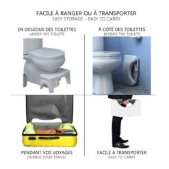 Tabouret Physiologique Pliable Avec Detecteur De Lumiere Integre(Tabouret Physiologique Pliable Avec Detecteur De Lumiere Integre) -Boutique Vounot Tabouret physiologique pour Toilettes 5 3029dbf1 8b54 4120 8046 d5a4a78afc51