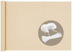 Brise Vue Pour Balcon HDPE Renforcé 230GR/M2 600x90cm Beige(Brise Vue Pour Balcon Hdpe Renforce 230gr M2 600x90cm Beige)