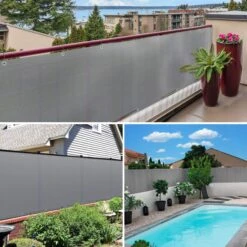 Brise Vue Pour Balcon HDPE Renforcé 230GR/M2 600x90cm Gris(Brise Vue Pour Balcon Hdpe Renforce 230gr M2 600x90cm Gris) 11 Brise Vue Pour Balcon HDPE Renforcé 230GR/M2 600x90cm Gris(Brise Vue Pour Balcon Hdpe Renforce 230gr M2 600x90cm Gris) -Boutique Vounot balconbrisevue 5 0e05a47b ae8d 4d15 a54f a3d580112fd4