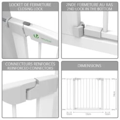 Barriere De Securite Porte Et Escalier 100-108cm Blanc Pour Animaux(Barriere De Securite Porte Et Escalier 100 108cm Blanc Pour Animaux) 12 Barriere De Securite Porte Et Escalier 100-108cm Blanc Pour Animaux(Barriere De Securite Porte Et Escalier 100 108cm Blanc Pour Animaux) -Boutique Vounot barriered escalier 5 5a802792 d384 4e36 a649 6daea949c135