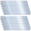 Lot De 10 Bordure De Jardin En Métal Galvanisé Flexible 100x18cm(Lot De 10 Bordure De Jardin En Metal Galvanise Flexible 100x18cm)