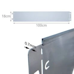 Lot De 10 Bordure De Jardin En Métal Galvanisé Flexible 100x18cm(Lot De 10 Bordure De Jardin En Metal Galvanise Flexible 100x18cm) -Boutique Vounot borduredejardin 7 43642e0b 2e77 4aa8 8715 c2ffb1bdde30