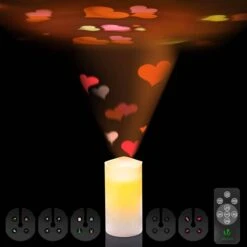 Bougie LED Avec Projection Image(Bougie Led Avec Projection Image)