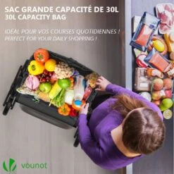 Chariot De Courses Pliable Monte Escalier Noir(Chariot De Courses Pliable Monte Escalier Noir) -Boutique Vounot chariot de courses noir 3 5bc5fd2f e7fc 49af 9d05 f66804b25026