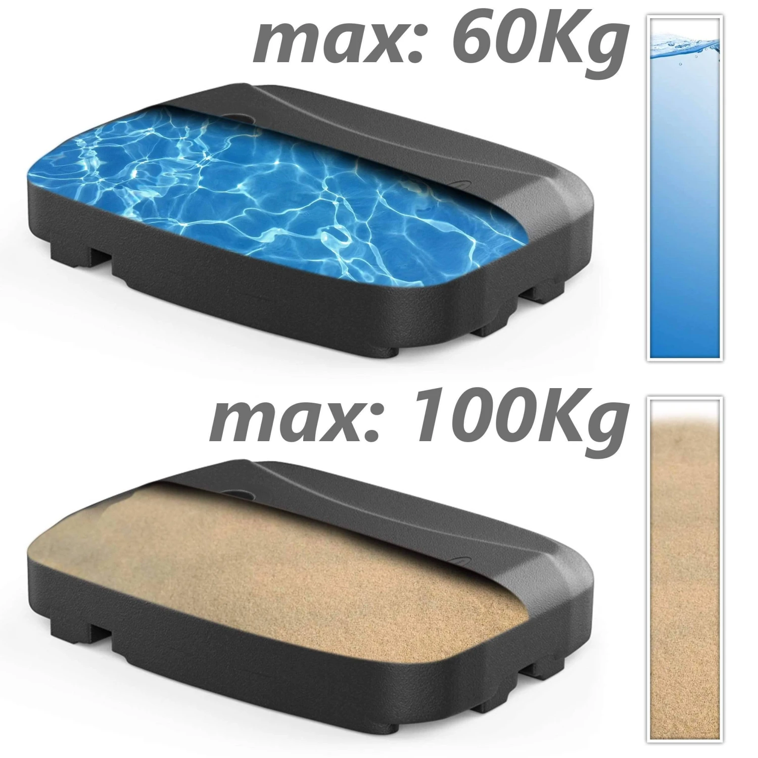 Dalle De Lestage Pied De Parasol Déporté Plastique à Remplir(Dalle De Lestage Pied De Parasol Deporte Plastique A Remplir) 6 Dalle De Lestage Pied De Parasol Déporté Plastique à Remplir(Dalle De Lestage Pied De Parasol Deporte Plastique A Remplir) – Image 6