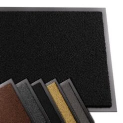 Tapis De Porte Paillasson 60x90cm Noir(Tapis De Porte Paillasson 60x90cm Noir 1)