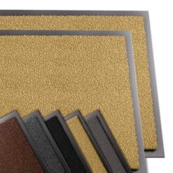 Lot De 2 Tapis De Porte Paillasson 60x90cm Beige(Lot De 2 Tapis De Porte Paillasson 60x90cm Beige)