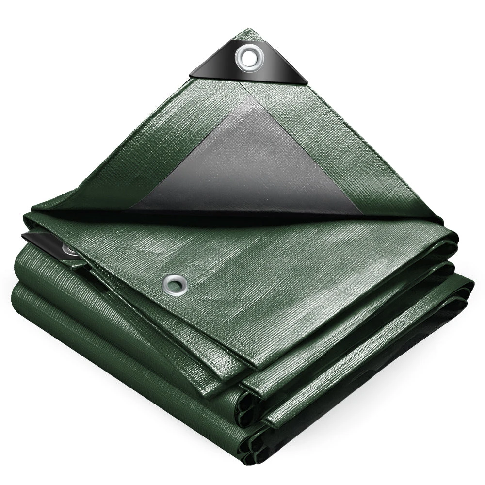 Bâche De Protection En Polyéthylène Resistant Et Impermeable 240g/m² Vert Et Argent 4x8m(Bache De Protection En Polyethylene Resistant Et Impermeable 240g M Vert Et Argent 4x8m) 1 Bâche De Protection En Polyéthylène Resistant Et Impermeable 240g/m² Vert Et Argent 4x8m(Bache De Protection En Polyethylene Resistant Et Impermeable 240g M Vert Et Argent 4x8m)