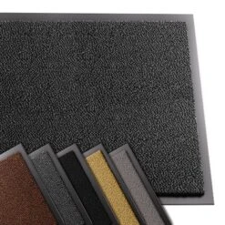 Tapis De Porte Paillasson 60x90cm Gris-Noir(Tapis De Porte Paillasson 60x90cm Gris Noir)