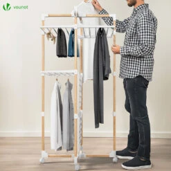 Sechoir A Linge Etendoir Tour Pliable 3 Niveaux 69x69x136 Cm Style Bois Blanc(Sechoir A Linge Etendoir Tour Pliable 3 Niveaux 69x69x136 Cm Style Bois Blanc) 9 Sechoir A Linge Etendoir Tour Pliable 3 Niveaux 69x69x136 Cm Style Bois Blanc(Sechoir A Linge Etendoir Tour Pliable 3 Niveaux 69x69x136 Cm Style Bois Blanc) -Boutique Vounot listing03 ad243daa a4da 470a bb34 0b0ad5cc0a27