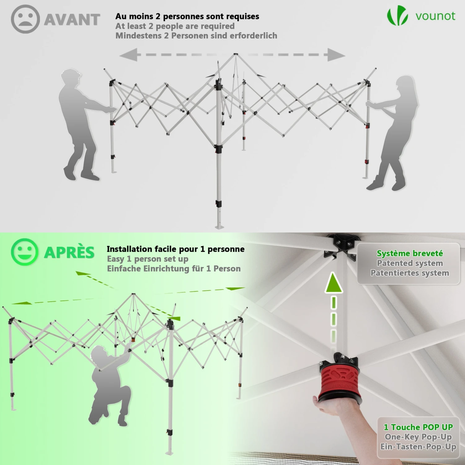 Tonnelle De Jardin Exterieure Pliable Avec Moustiquaire Pop Up 3.6x3.6m Beige(Tonnelle De Jardin Pop Up Avec Moustiquaire Beige) 3 Tonnelle De Jardin Exterieure Pliable Avec Moustiquaire Pop Up 3.6x3.6m Beige(Tonnelle De Jardin Pop Up Avec Moustiquaire Beige) – Image 3