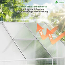 10 X Plaques De Polycarbonate Alveolaires Transparent Creux 6mm 121x60.5cm(10 X Plaques De Polycarbonate Alveolaires Transparent Creux 6mm 121x60 5cm) -Boutique Vounot listing04 f233c226 5588 4694 90a8 298518ce603d