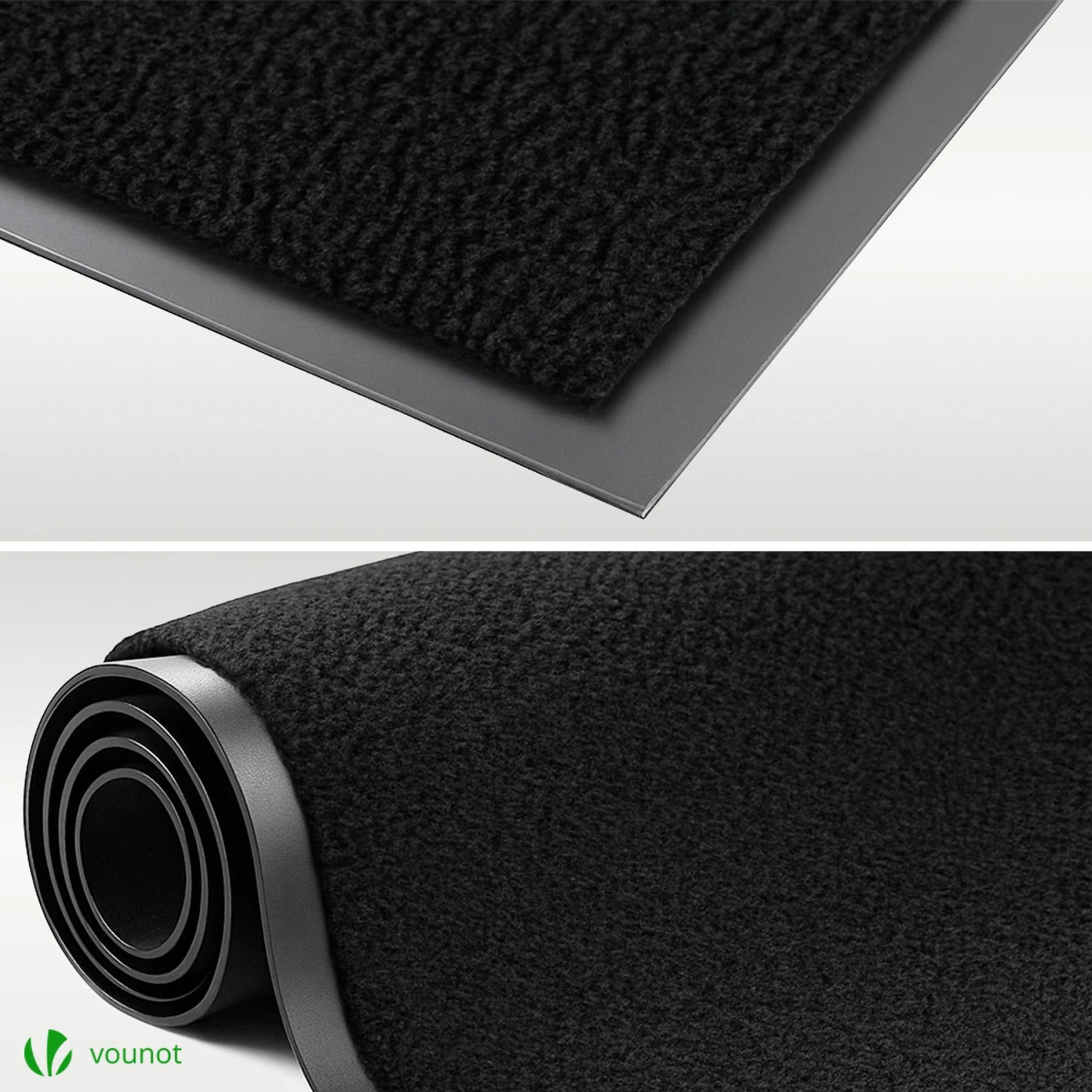 Lot De 2 Tapis De Porte Paillasson 40x60cm Noir(Lot De 2 Tapis De Porte Paillasson 40x60cm Noir 1) 6 Lot De 2 Tapis De Porte Paillasson 40x60cm Noir(Lot De 2 Tapis De Porte Paillasson 40x60cm Noir 1) – Image 6