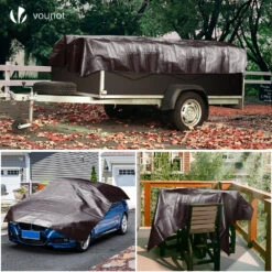 Bâche De Protection En Polyéthylène Resistant Et Impermeable 240g/m² Marron 2x3m(Bache De Protection En Polyethylene Resistant Et Impermeable 240g M Marron 2x3m) -Boutique Vounot listing06 d421d764 797f 4884 aece 8107f906cfa9