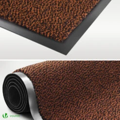 Tapis De Porte Paillasson 90x150cm Marron-Noir(Tapis De Porte Paillasson 90x150cm Marron Noir) -Boutique Vounot listing06 da776c21 ec76 43aa aaa6 0cd2de49904e 2