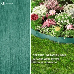 Bordure De Jardin PE Haute Flexible 20M Avec Piquets Vert(Bordure De Jardin Pe Haute Flexible 20m Avec Piquets Vert) -Boutique Vounot listing06 f59dc349 9b8d 4a26 97bc a2d13775ebde