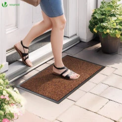 Tapis De Porte Paillasson 40x60cm Marron-Noir(Tapis De Porte Paillasson 40x60cm Marron Noir) -Boutique Vounot listing07 3338f3ac fcc0 42c8 845d f552f94a8876