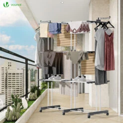 Sechoir A Linge Etendoir Extensible Et Pliable Grande Capacite Sechage 190x53x170cm Blanc(Sechoir A Linge Etendoir Extensible Et Pliable Grande Capacite Sechage 190x53x170cm Blanc) -Boutique Vounot listing07 f8fac162 ea9b 4ab9 983c db005b034434