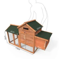 Poulailler En Bois Avec Pondoir Et Perchoir Accueillant 2 Poules(Poulailler En Bois Avec Pondoir Et Perchoir Accueillant 2 Poules) -Boutique Vounot poulaillerenbois 12 29c78192 d851 4e6d 92cd 748a3c6f2867