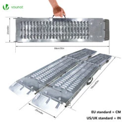 Rampe De Chargement PliableLot De 2 Pcs En Acier Galvanise 160cm(Rampe De Chargement Pliable Lot De 2 Pcs En Acier Galvanise 160cm) -Boutique Vounot rampepliable 3 04231043 871d 4ad2 a448 250c0b1e1b37