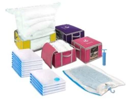 Sac De Rangement Sous Vide Aspirateur Lot De 22 Pcs(Sac De Rangement Sous Vide Aspirateur Lot De 22 Pcs)