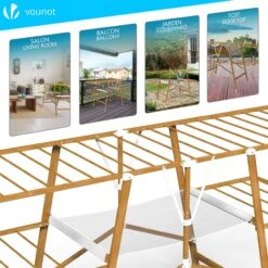 Séchoir à Linge Pliable Grande Capacite(Sechoir A Linge Pliable Grande Capacite) -Boutique Vounot sechoir a linge 7 71cc96b1 5a7d 4c75 be38 2580ab248775